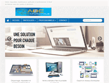 Tablet Screenshot of abcinformatiquelandes.com